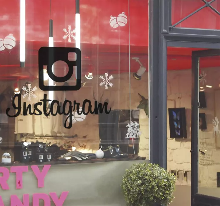 Adesivo instagram logo - TenStickers