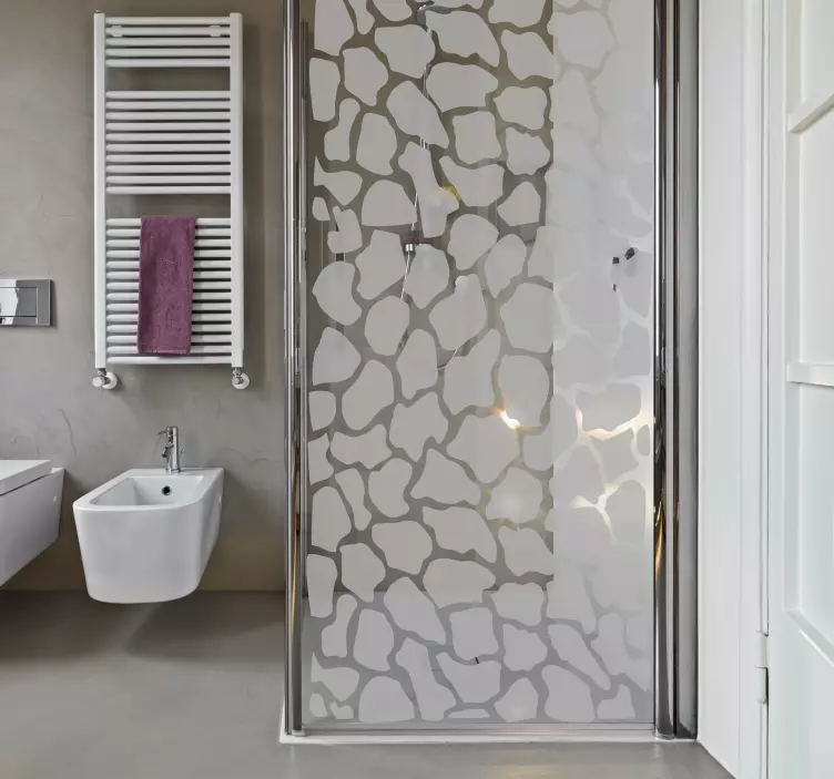 Adesivo box doccia giraffa - TenStickers