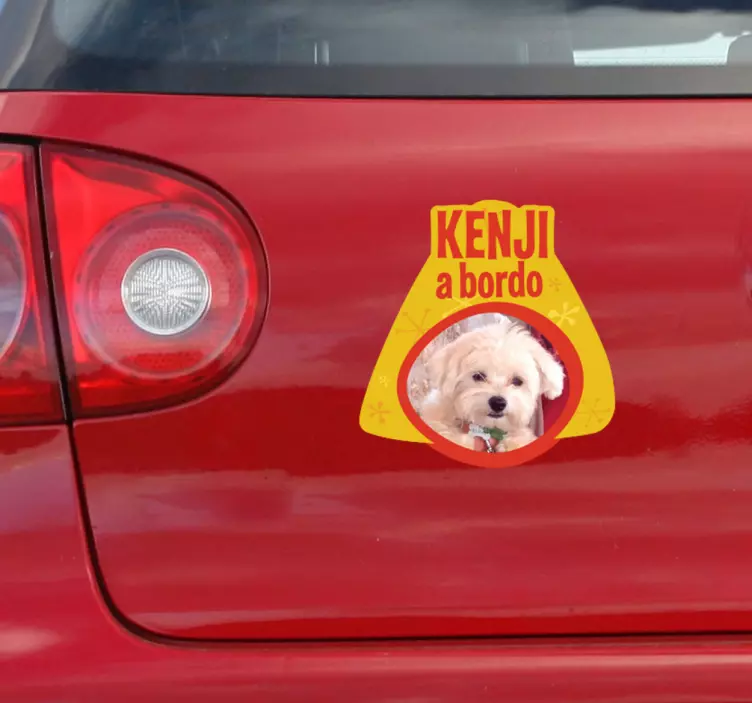 Sticker personalizzabile bebè a bordo - TenStickers