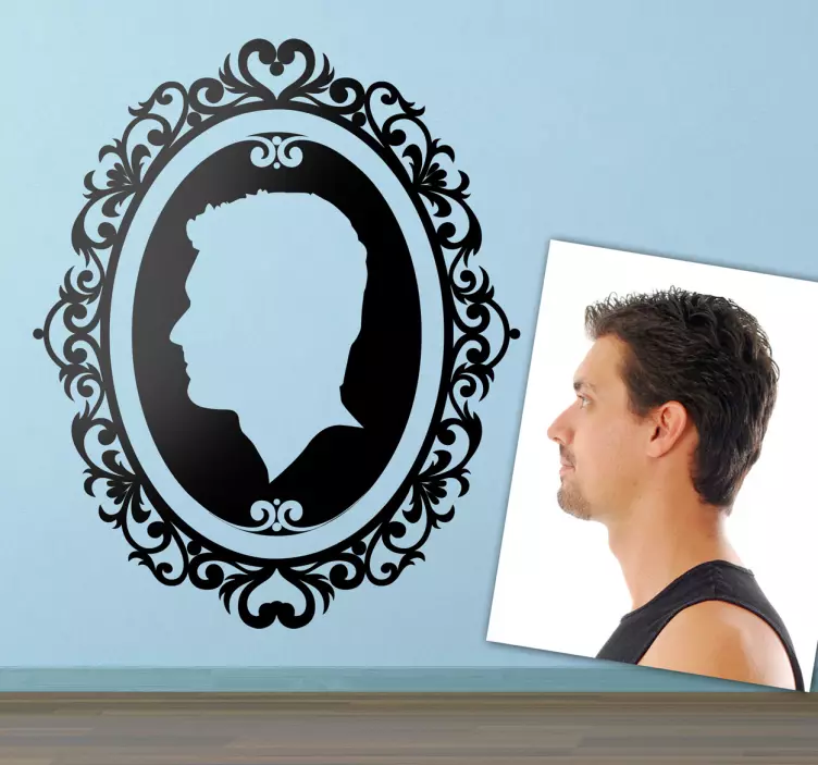 Adesivo murale Cornice Personalizzabile - TenStickers