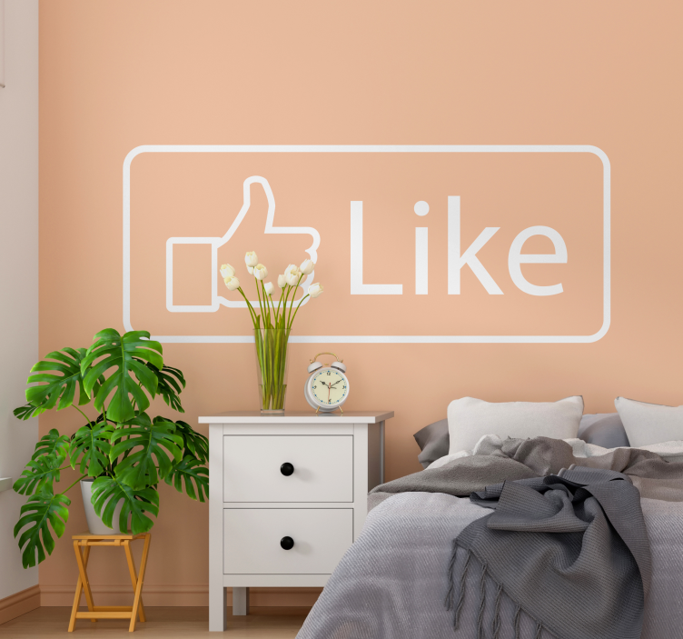 Adesivo murale mi piace facebook - TenStickers