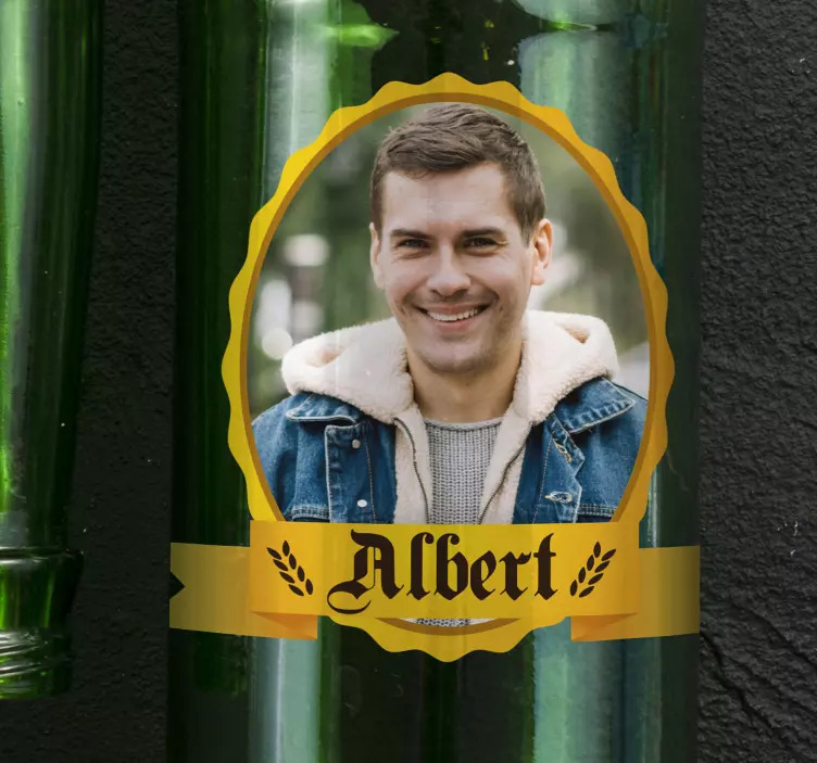 Adesivo murale rugby etichetta celebrativa personalizzabile - TenStickers