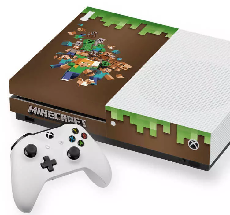 Adesivo Minecraft per Xbox - TenStickers