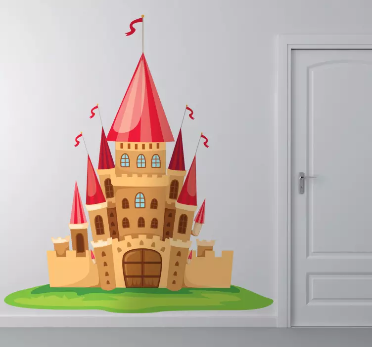 Adesivo bambini castello del principe - TenStickers