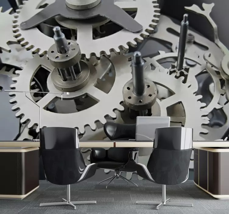 Sticker decorativo meccanismo 3 - TenStickers