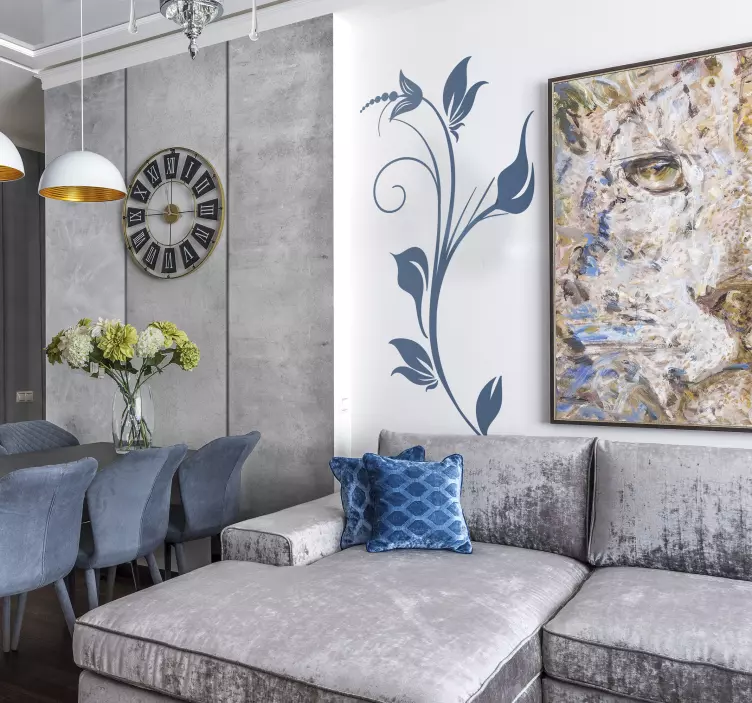 Adesivo decorativo floreale - TenStickers