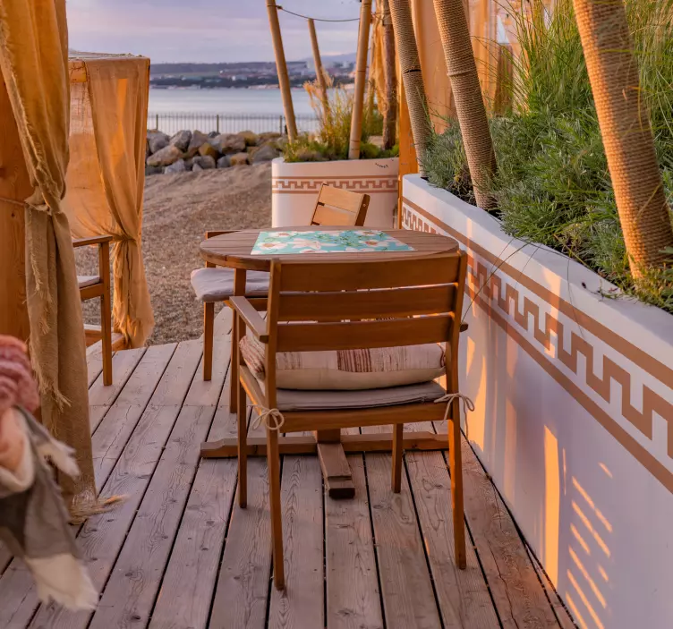 Adesivo mural soggiorno camera da letto stile egiziano - TenStickers