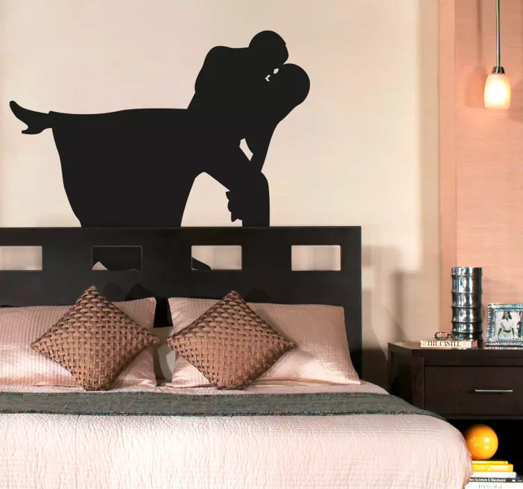 Sticker decorativo sesso a letto - TenStickers
