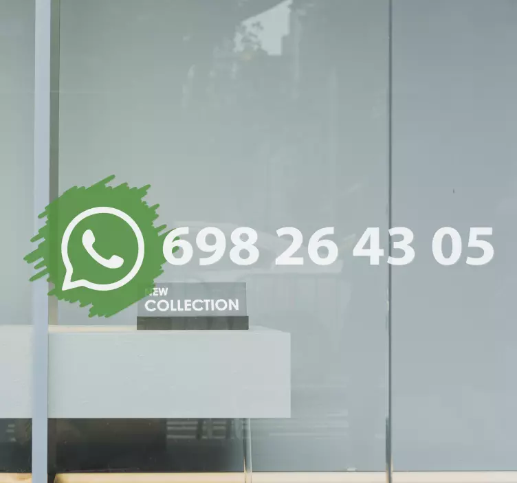 Adesivo Logo dei social media di whatsapp - TenStickers