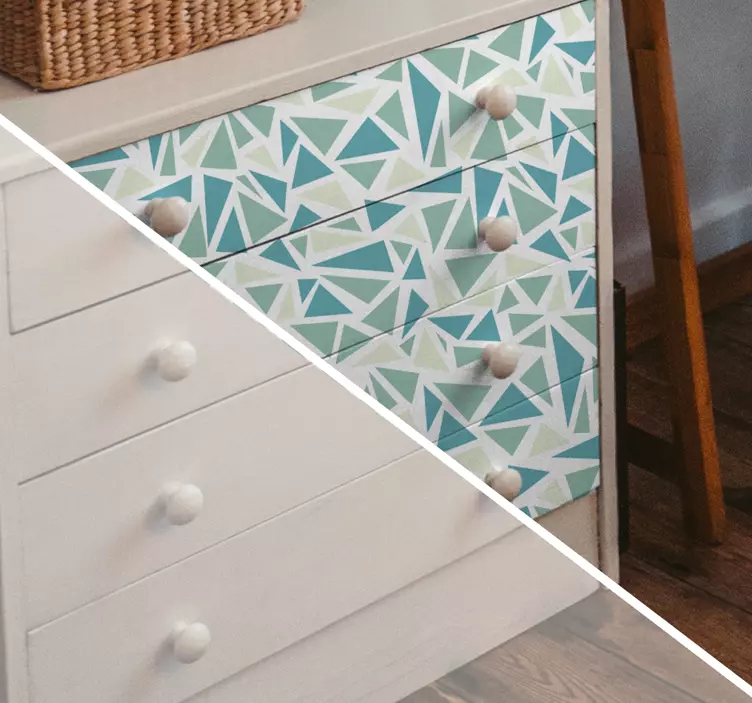 Carta adesiva per mobili piastrelle vintage - TenStickers