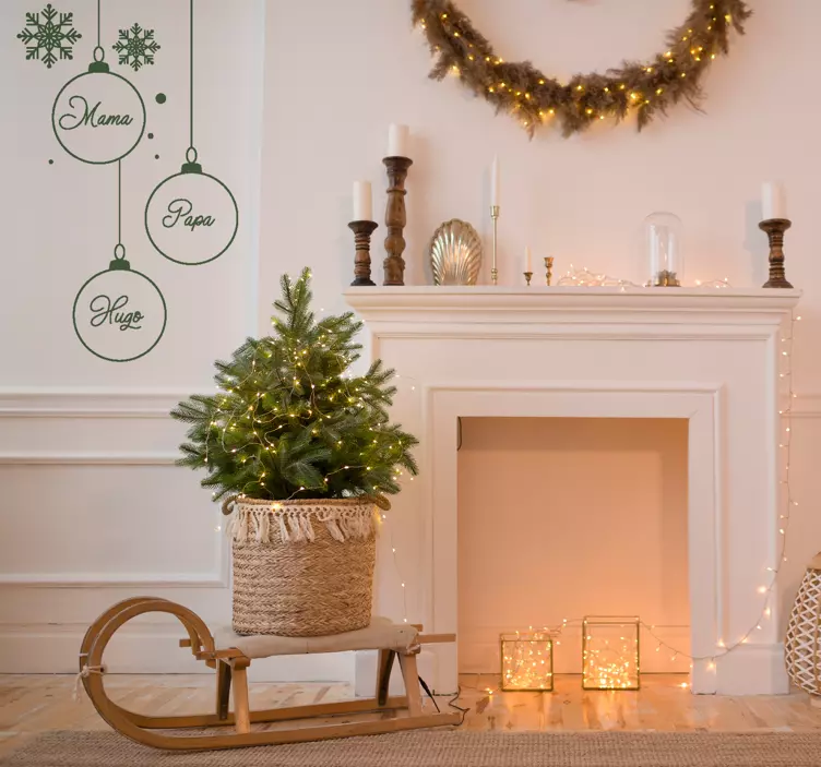 Sticker Natale Palle di natale - TenStickers