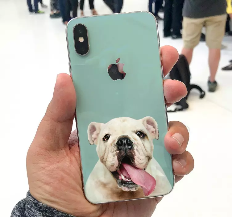 Sticker per iphone con foto personalizzabile - TenStickers