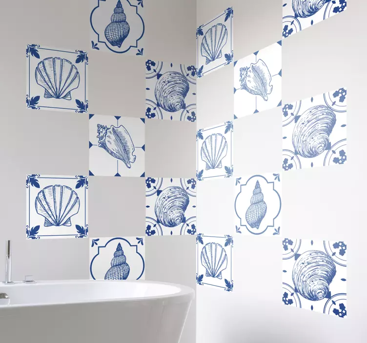 Adesivo bagno tema mare - TenStickers