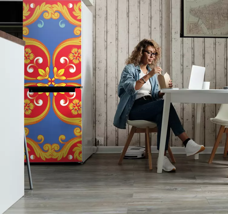 Adesivo frigorifero colorato - TenStickers