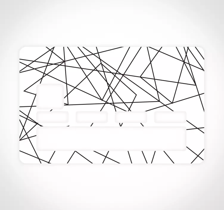 Adesivo carta di credito stripes - TenStickers