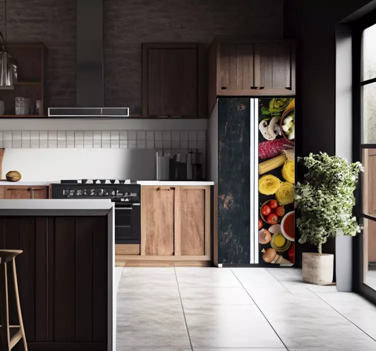 Adesivo per frigo con cibo - TenStickers