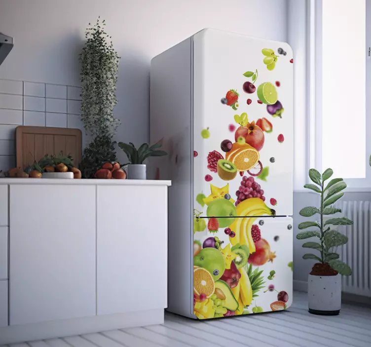 Adesivo frigo con frutta - TenStickers