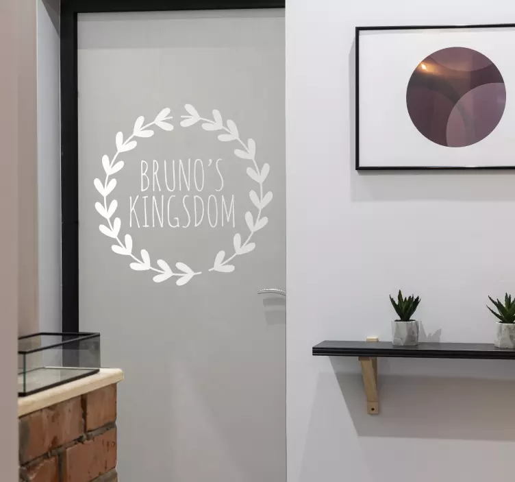 Sticker decorativo corona di alloro - TenStickers