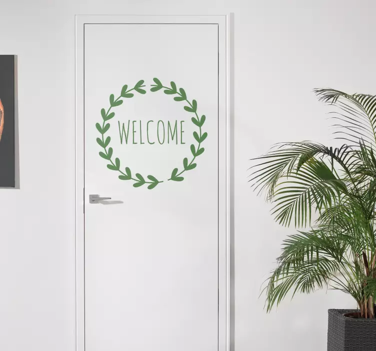 Sticker decorativo corona di alloro - TenStickers