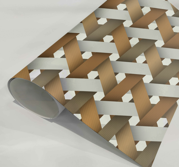 Adesiva per mobile legno bianco scandinavo - TenStickers