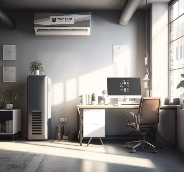 Adesivo per condizionatore personalizzabile - TenStickers