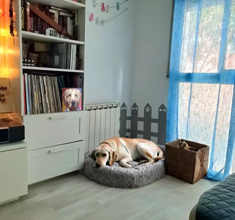 Sticker animale recinzione del giardino - TenStickers