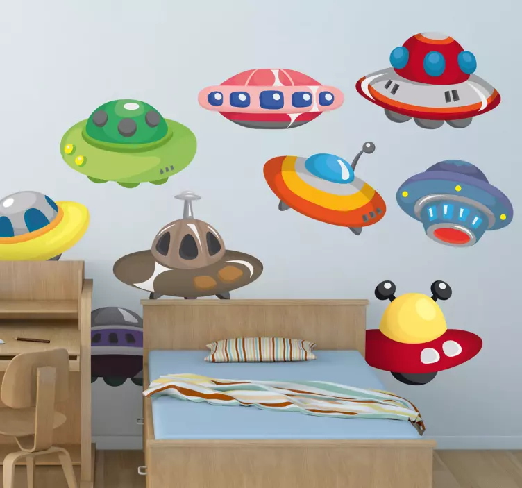 Adesivo bambini collezione ufo - TenStickers