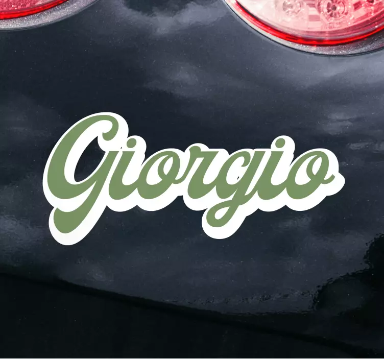 Adesivo per auto Calligrafia vintage retrò scritte - TenStickers