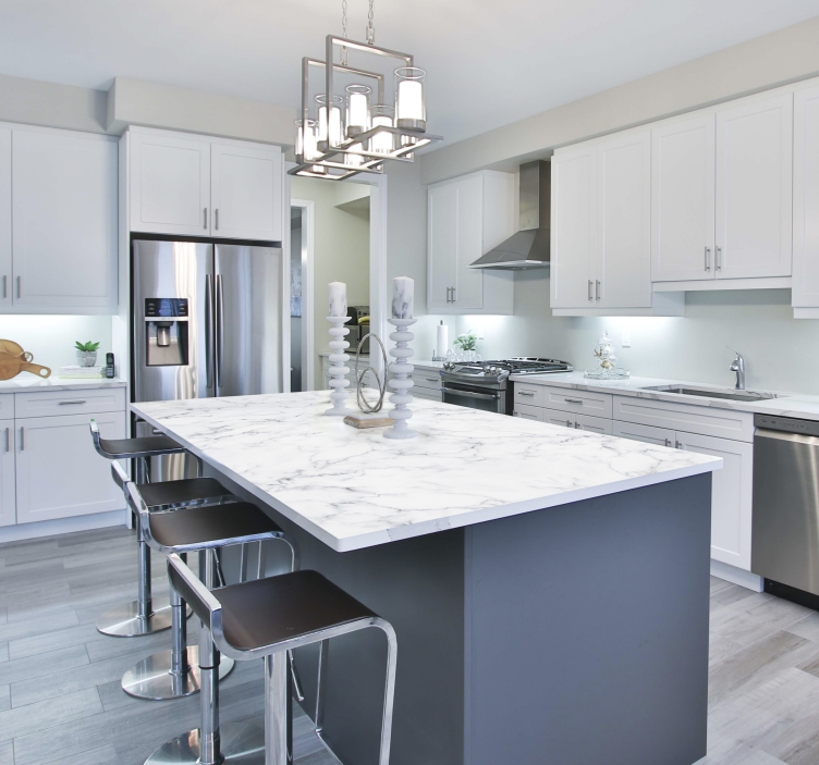 Carta adesiva per mobili effetto marmo - TenStickers