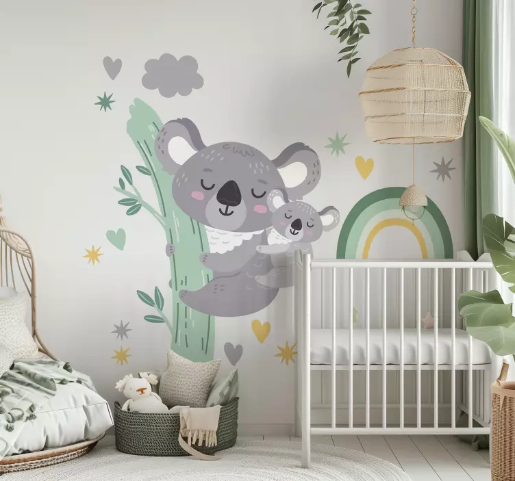 Sticker cameretta koala felici - TenStickers