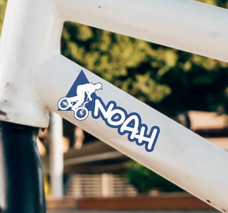 Adesivo nome bici BMX - TenStickers