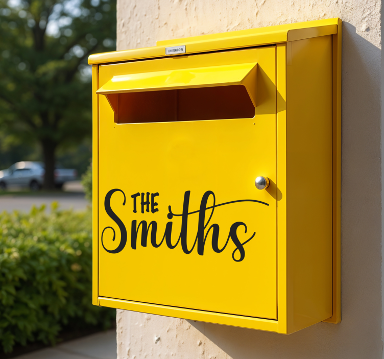 Adesivi per cassetta postale nome della casella di posta - TenStickers