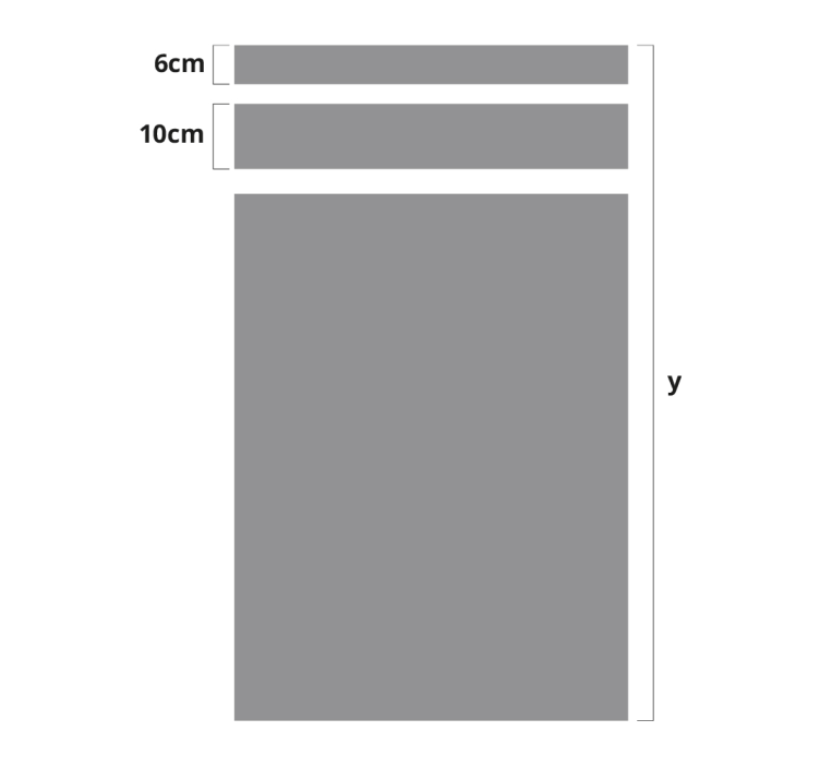 Sticker adesivo per porte con linee - TenStickers