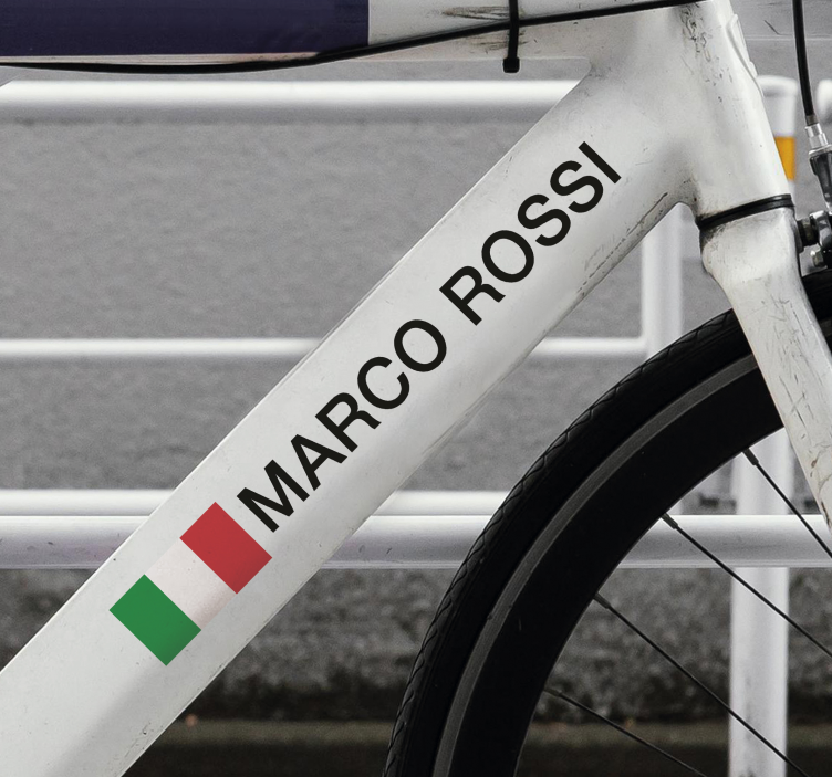 Adesivo per bici bicicletta da corsa - TenStickers