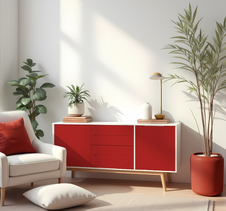 Pellicola adesiva - Rosso - TenStickers