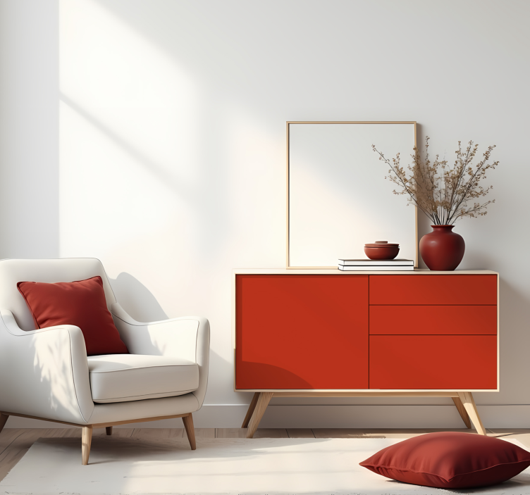 Pellicola adesiva - Rosso corallo - TenStickers