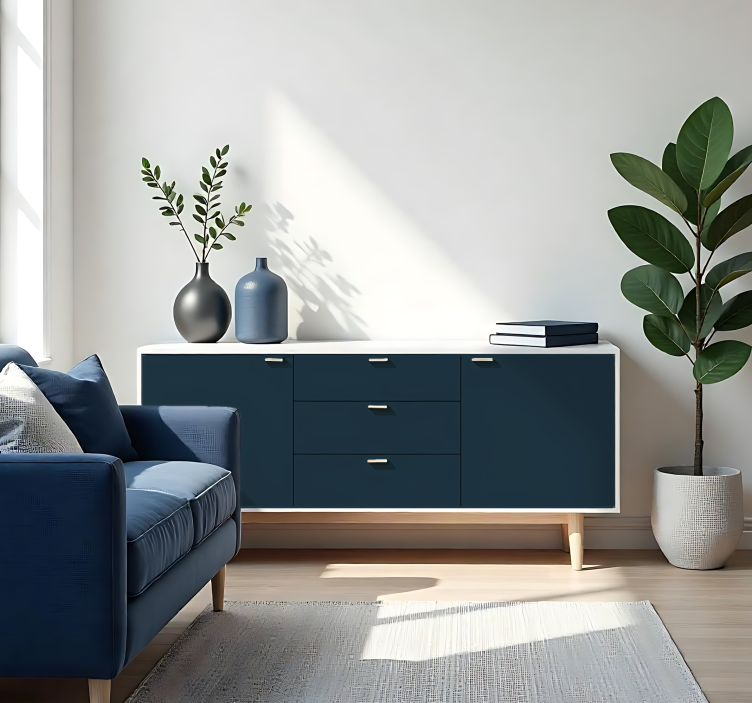 Pellicola adesiva - Blu scuro - TenStickers