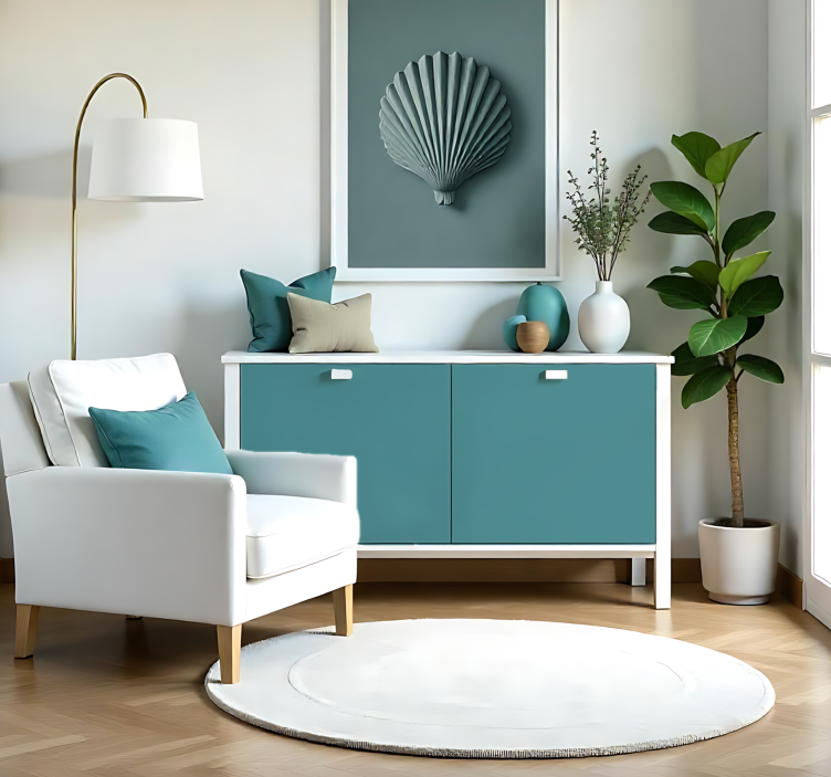 Pellicola adesiva - Turchese scuro - TenStickers