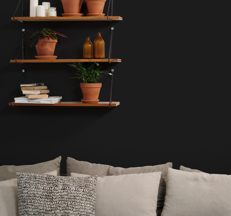 Foglio adesivo monocolore nero - TenStickers