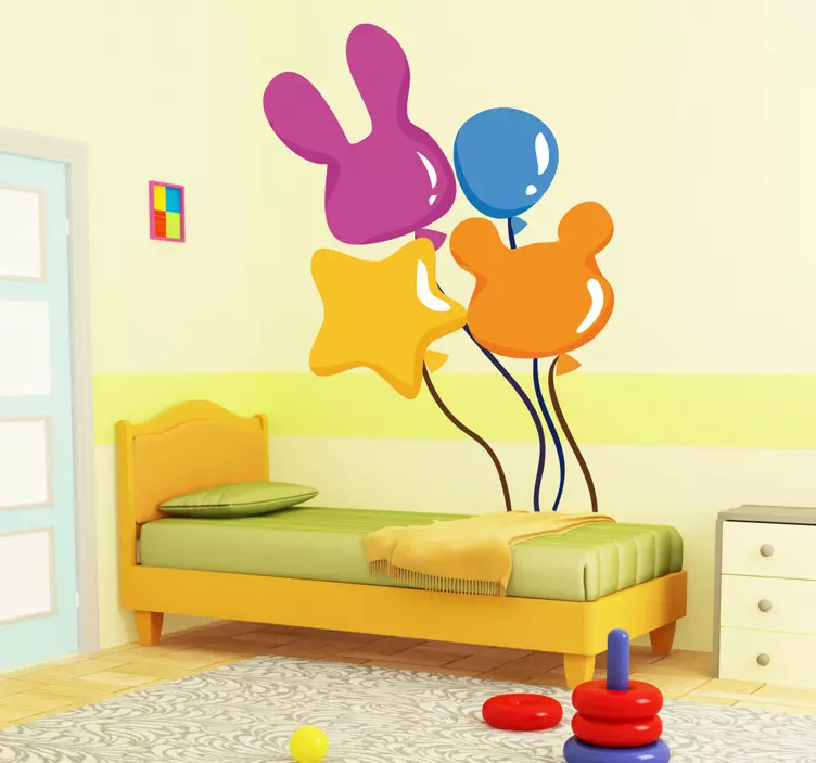 Adesivi bimbi palloncini colorati - TenStickers