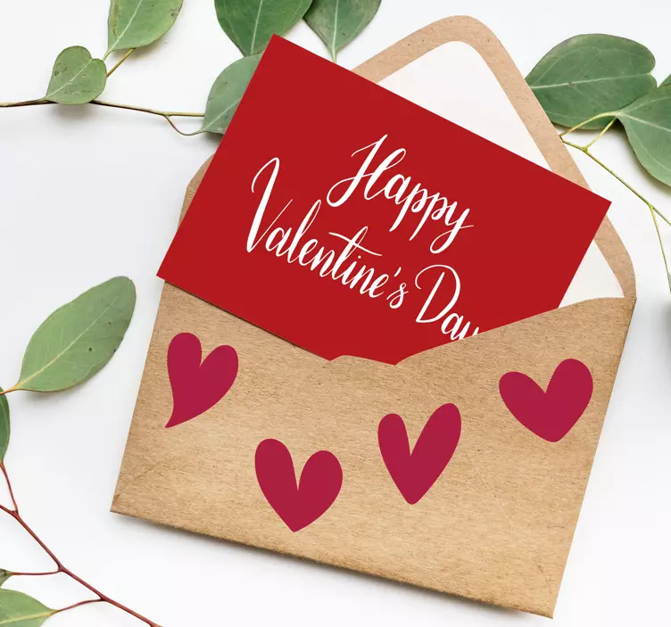 Adesivi con cuori stile cartoon - TenStickers