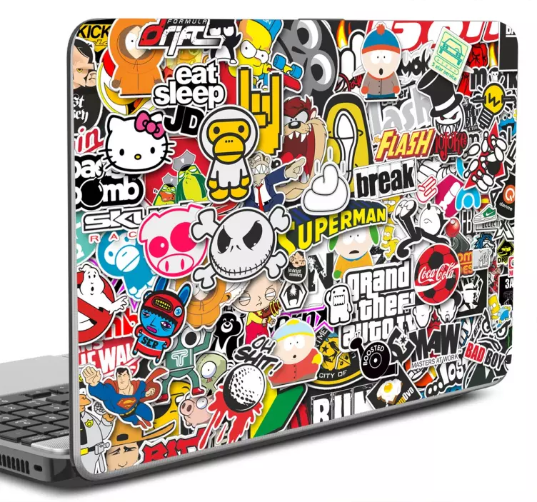 Adesivo per pc portatile diversi - TenStickers