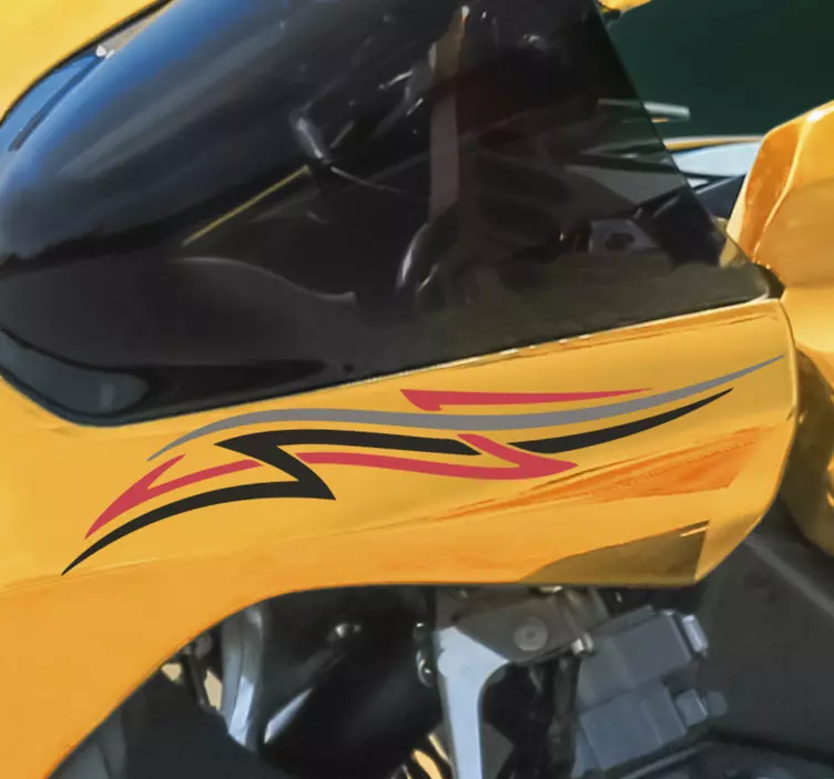 Adesivo moto tribale grafico - TenStickers
