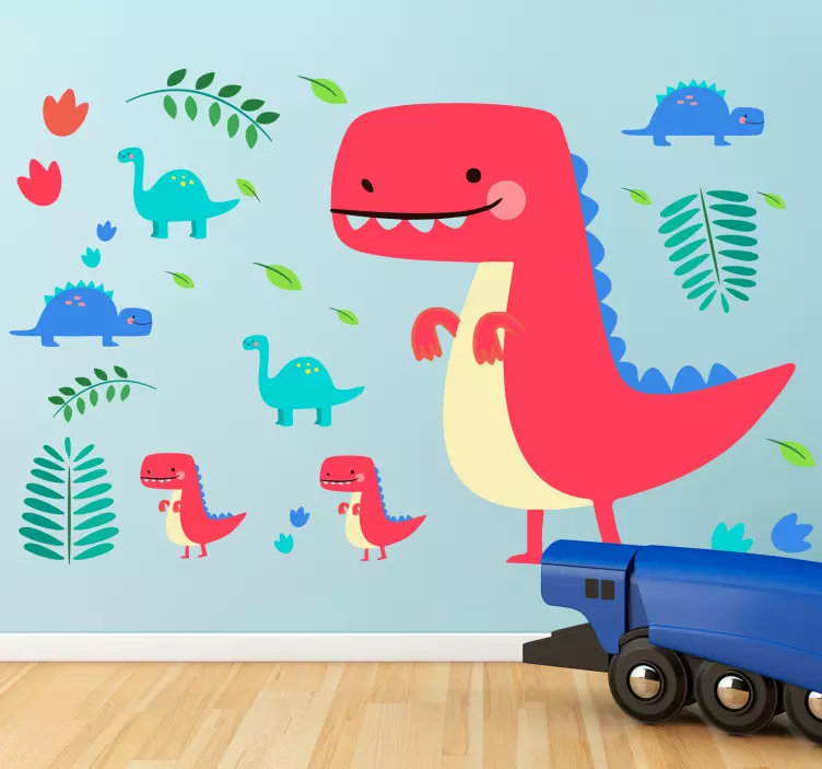 Adesivi murali dinosauri per bambini - TenStickers