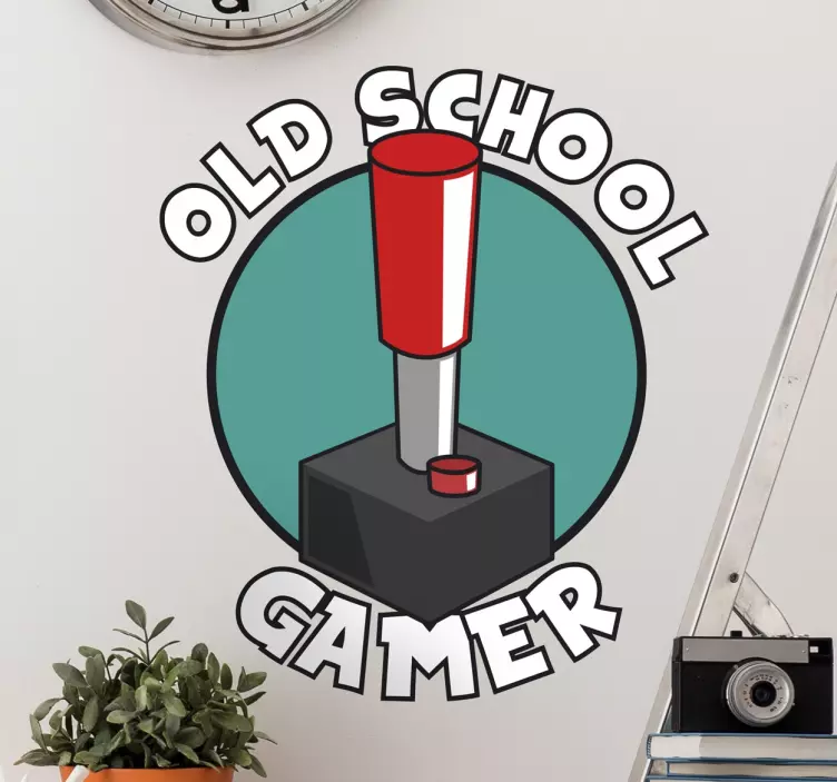 Adesivi old school gamer originale - TenStickers