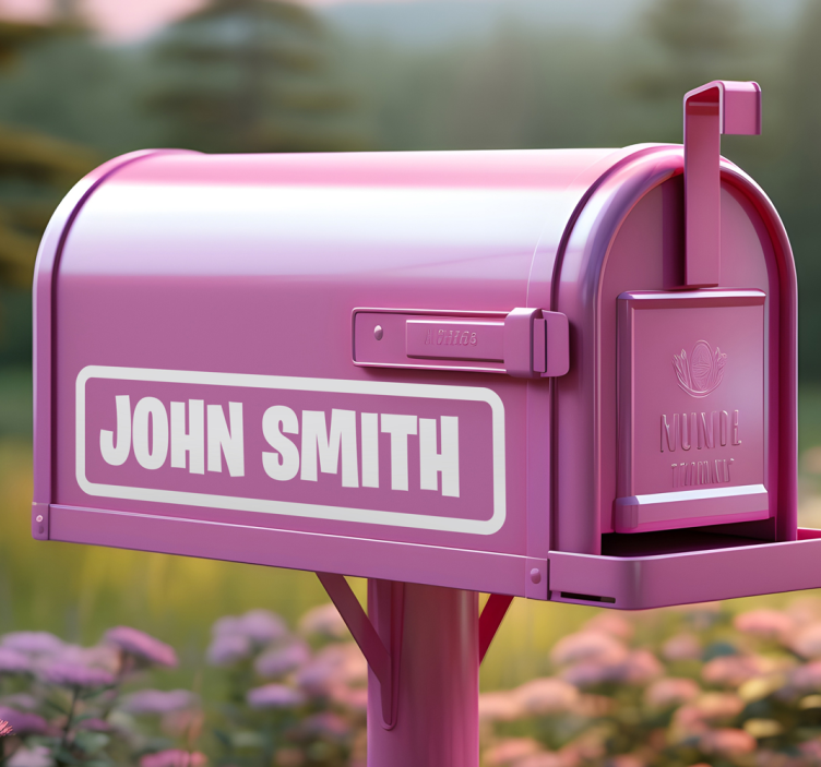 Adesivi per cassetta postale lettere personalizzate - TenStickers