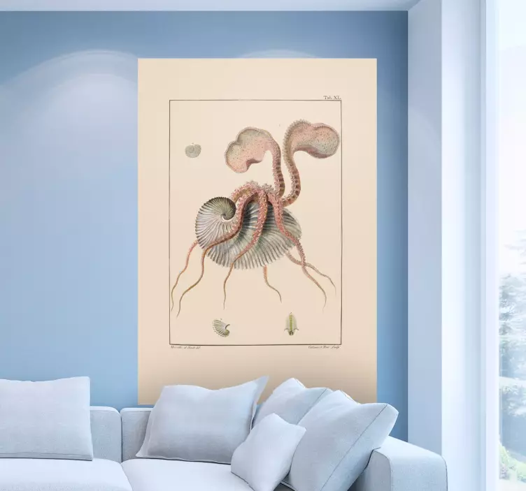 Adesivo vecchia lamina nautilo - TenStickers