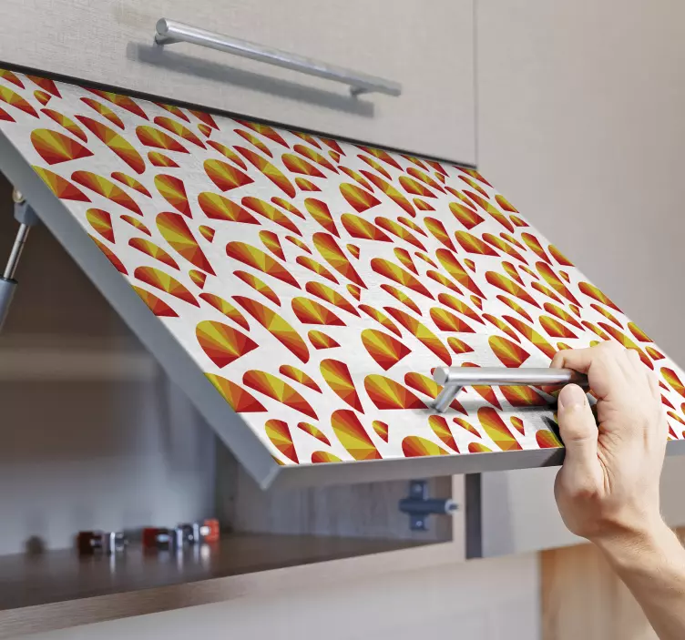 Adesivo amore motivo a cuore colorato - TenStickers