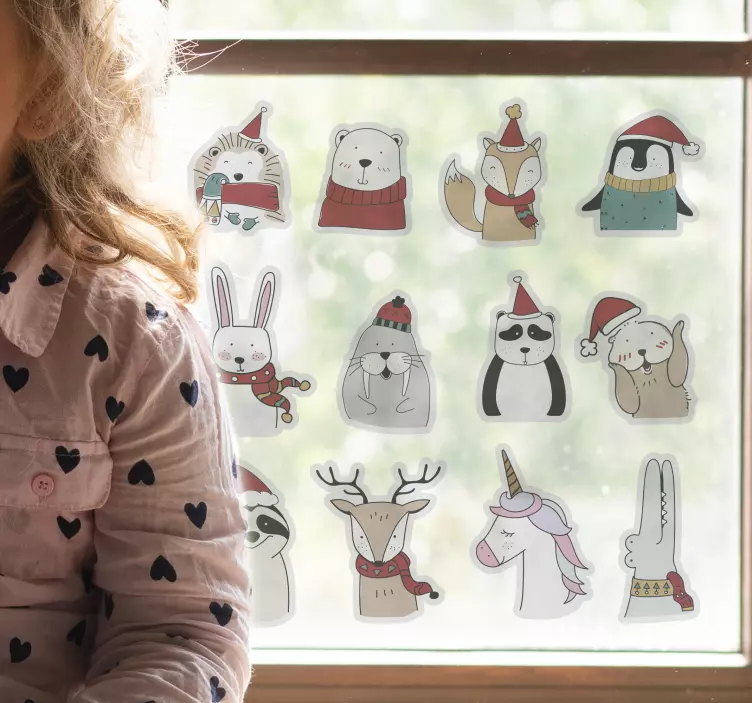 Adesivo animale sculture di creature affascinanti - TenStickers