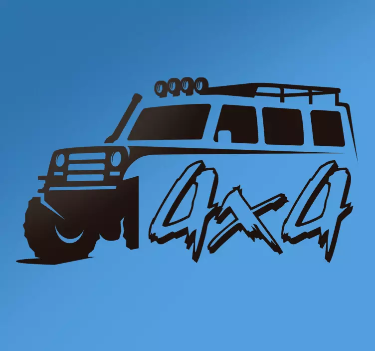 Adesivo per automobile suv 4x4 - TenStickers